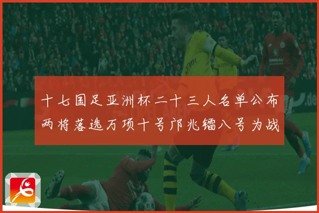 十七国足亚洲杯二十三人名单公布两将落选万项十号邝兆镭八号为战术观察